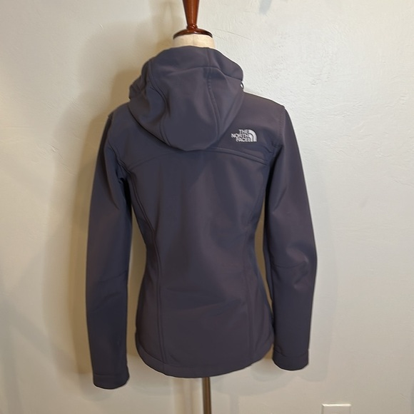 THE NORTH FACE WOMENS ZIP UP JACKET HOOD WATER RESISTANT ZOPPER POCKETS SZ XS - Picture 9 of 11
